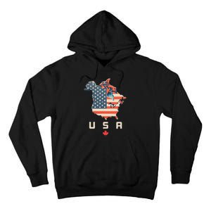 With Canada And Usa Map Annex America’S 51st State! Tall Hoodie