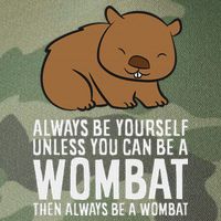Wombat Costume Always Be Yourself Unless You Can Be A Wombat Legacy Tie Dye Trucker Hat