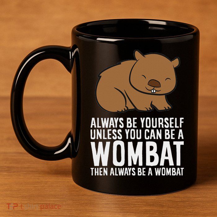 Wombat Costume Always Be Yourself Unless You Can Be A Wombat 11oz C Handle Ceramic Mug