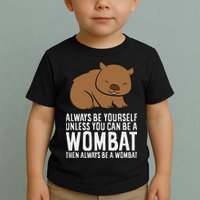 Wombat Costume Always Be Yourself Unless You Can Be A Wombat Toddler T-Shirt