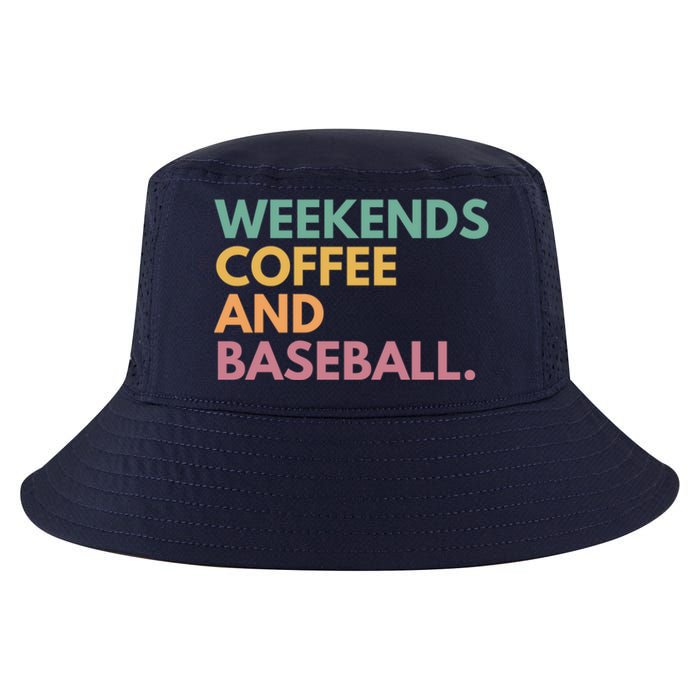 Weekends Coffee And Baseball Cool Comfort Performance Bucket Hat