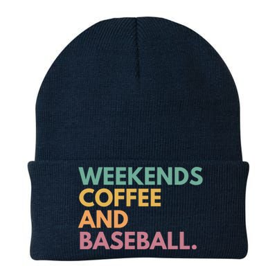 Weekends Coffee And Baseball Knit Cap Winter Beanie