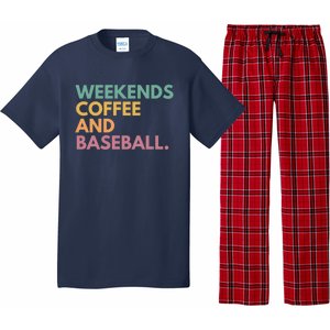 Weekends Coffee And Baseball Pajama Set