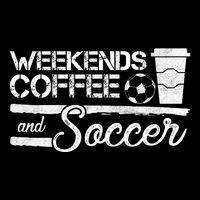 Weekends Coffee And Soccer Flatbill Hat