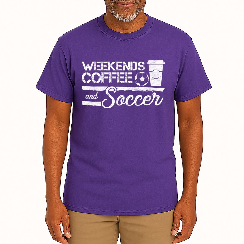 Weekends Coffee And Soccer Tall T-Shirt