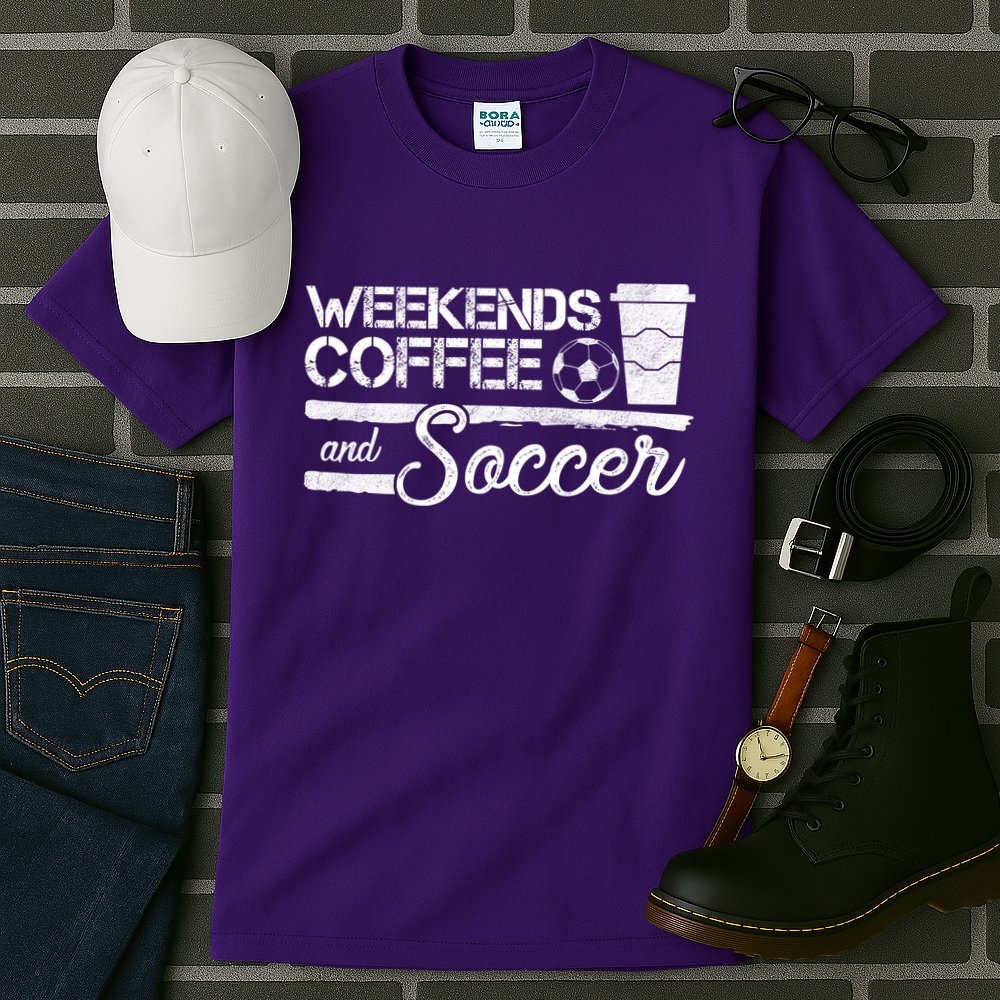 Weekends Coffee And Soccer Tall T-Shirt