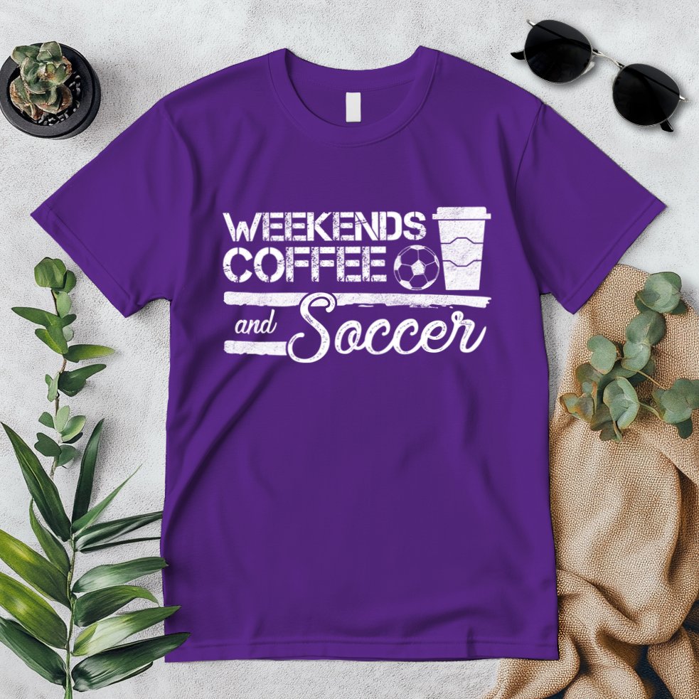 Weekends Coffee And Soccer Premium T-Shirt