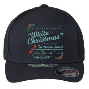 White Christmas Ad Flexfit Unipanel Trucker Cap