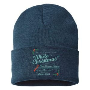 White Christmas Ad Sustainable Knit Beanie