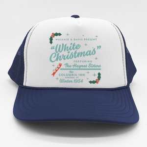 White Christmas Ad Trucker Hat