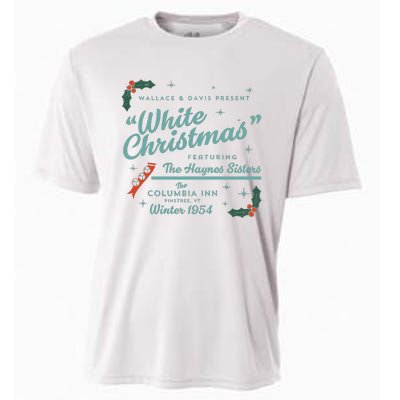 White Christmas Ad Cooling Performance Crew T-Shirt