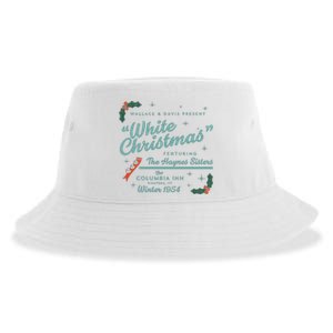 White Christmas Ad Sustainable Bucket Hat