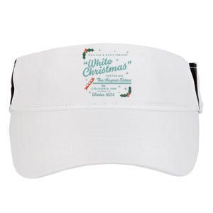 White Christmas Ad Adult Drive Performance Visor