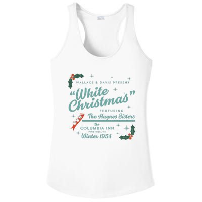 White Christmas Ad Ladies PosiCharge Competitor Racerback Tank