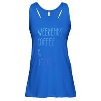 Weekends Coffee And Hockey Saying Hockey Lover Cool Gift Ladies Essential Flowy Tank