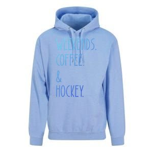 Weekends Coffee And Hockey Saying Hockey Lover Cool Gift Unisex Surf Hoodie