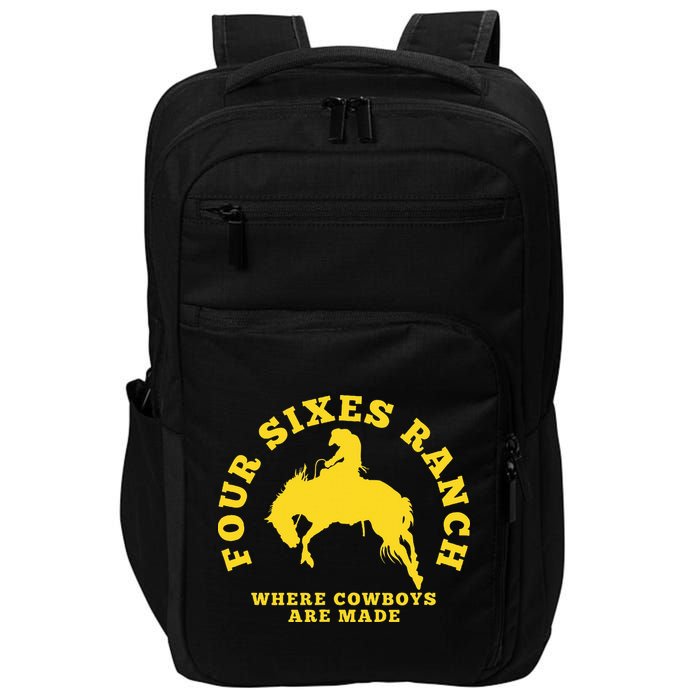 Where Cowboys Are Made Four Sixes Ranch Impact Tech Backpack