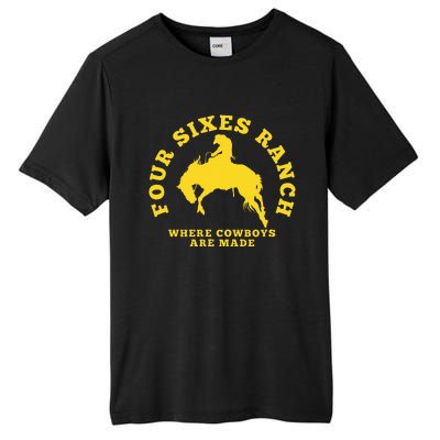 Where Cowboys Are Made Four Sixes Ranch Tall Fusion ChromaSoft Performance T-Shirt