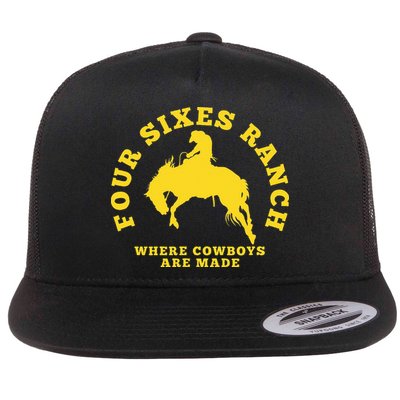 Where Cowboys Are Made Four Sixes Ranch Flatbill Hat