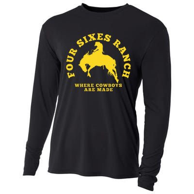 Where Cowboys Are Made Four Sixes Ranch Cooling Performance Long Sleeve Crew