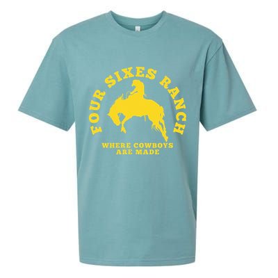 Where Cowboys Are Made Four Sixes Ranch Sueded Cloud Jersey T-Shirt