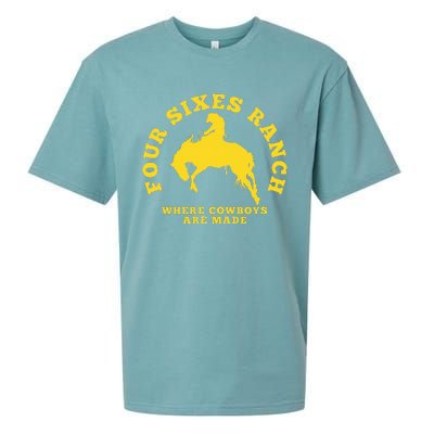 Where Cowboys Are Made Four Sixes Ranch Sueded Cloud Jersey T-Shirt