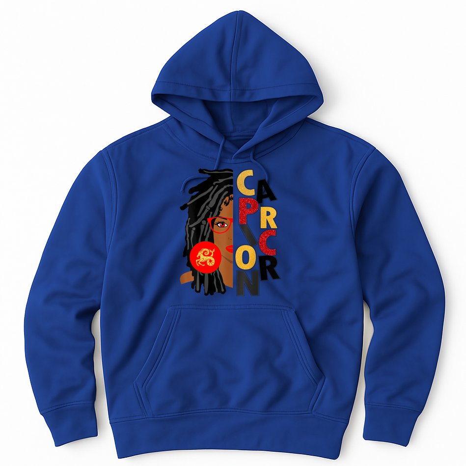 Wo Capricorn Afro Locs Zodiac Signs Birthday Gift Hoodie