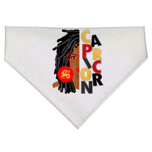 Wo Capricorn Afro Locs Zodiac Signs Birthday Gift USA-Made Doggie Bandana