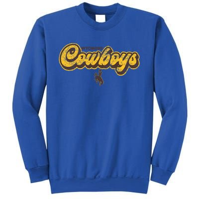 Wyoming Cowboys Apparel Bubble Script Gift Sweatshirt