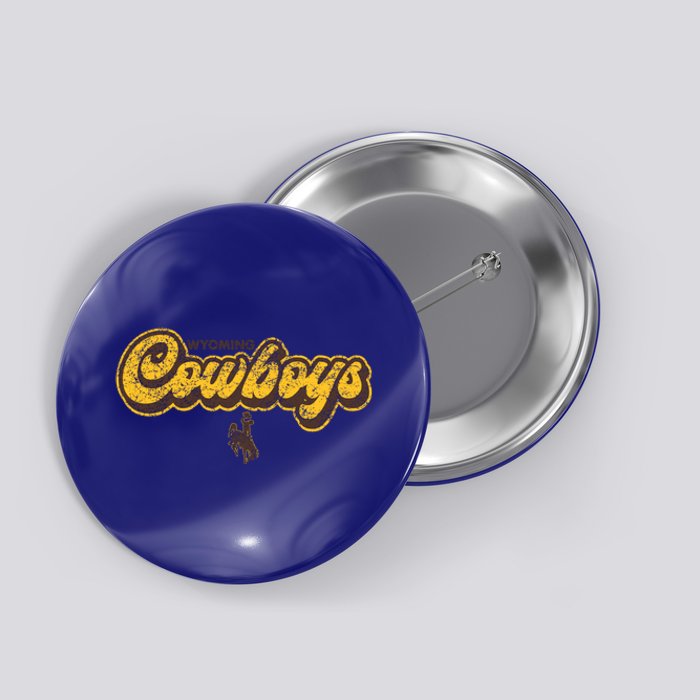 Wyoming Cowboys Apparel Bubble Script Gift Button