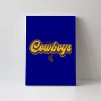 Wyoming Cowboys Apparel Bubble Script Gift Canvas