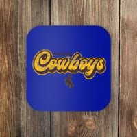 Wyoming Cowboys Apparel Bubble Script Gift Coaster