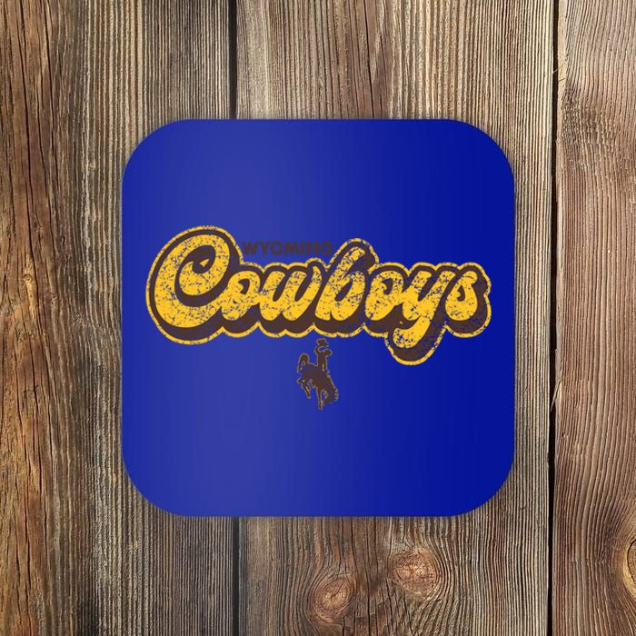 Wyoming Cowboys Apparel Bubble Script Gift Coaster