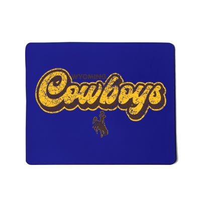 Wyoming Cowboys Apparel Bubble Script Gift Mousepad