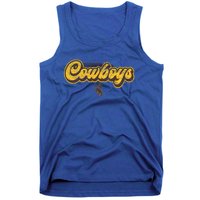 Wyoming Cowboys Apparel Bubble Script Gift Tank Top