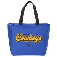 Wyoming Cowboys Apparel Bubble Script Gift Zip Tote Bag