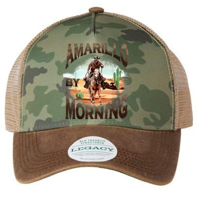Western Cowboy Amarillo By Morning Country Music Legacy Tie Dye Trucker Hat