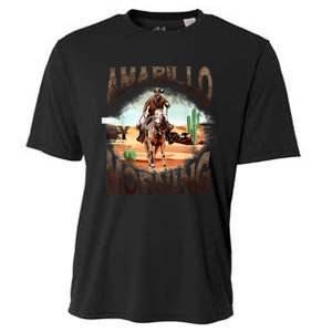 Western Cowboy Amarillo By Morning Country Music Cooling Performance Crew T-Shirt