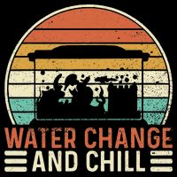 Water Change And Chill Fish Tank Lover Funny Aquarist 16 in Basic Backpack