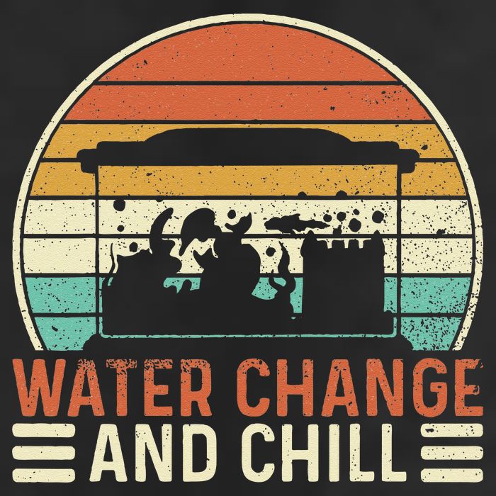 Water Change And Chill Fish Tank Lover Funny Aquarist Hat