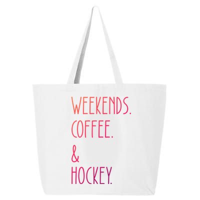 Weekends Coffee And Hockey Saying Hockey Lover Cool Gift 25L Jumbo Tote