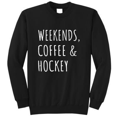 Weekends, Coffee And Hockey Father's Day Gift Sweatshirt