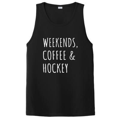 Weekends, Coffee And Hockey Father's Day Gift PosiCharge Competitor Tank