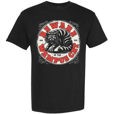 Wampus Cat American Folklore Cryptozoology Cryptid Garment-Dyed Heavyweight T-Shirt