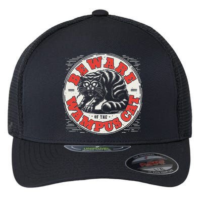 Wampus Cat American Folklore Cryptozoology Cryptid Flexfit Unipanel Trucker Cap
