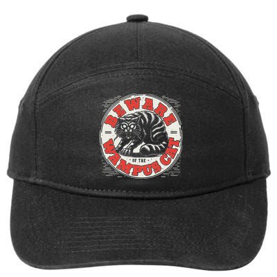 Wampus Cat American Folklore Cryptozoology Cryptid 7-Panel Snapback Hat