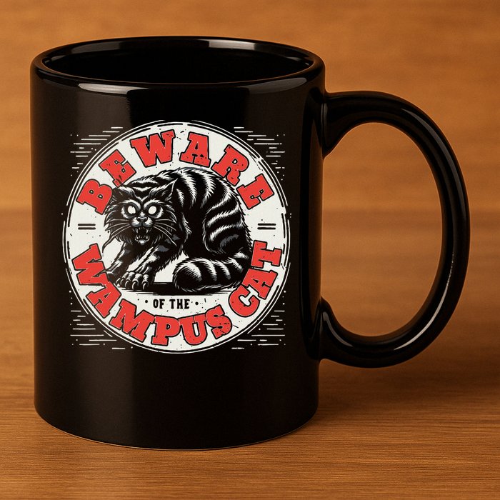 Wampus Cat American Folklore Cryptozoology Cryptid 11oz C Handle Ceramic Mug