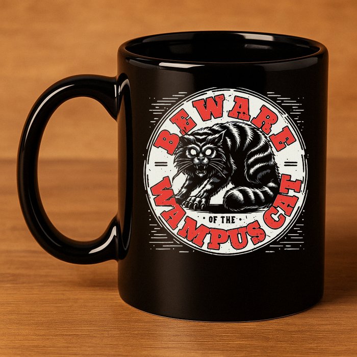 Wampus Cat American Folklore Cryptozoology Cryptid 11oz C Handle Ceramic Mug