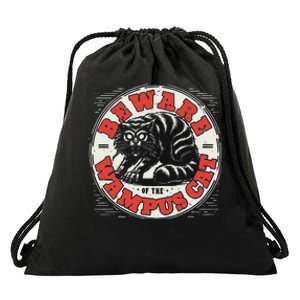 Wampus Cat American Folklore Cryptozoology Cryptid Drawstring Bag