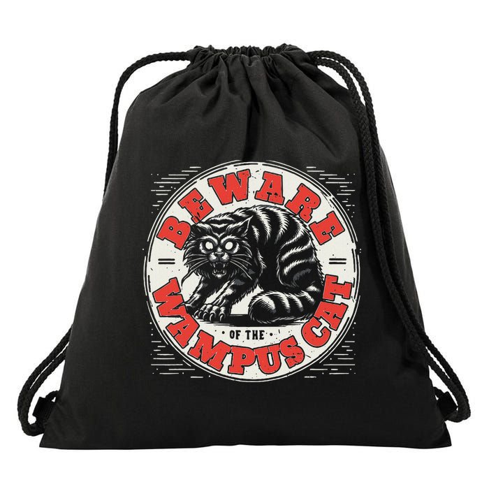 Wampus Cat American Folklore Cryptozoology Cryptid Drawstring Bag